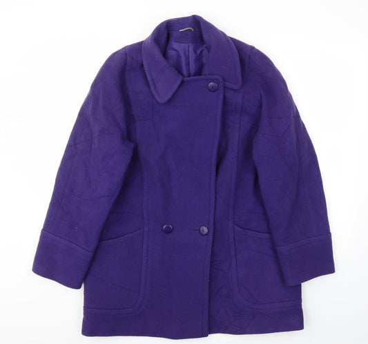 Julius Womens Purple   Jacket Coat Size 12