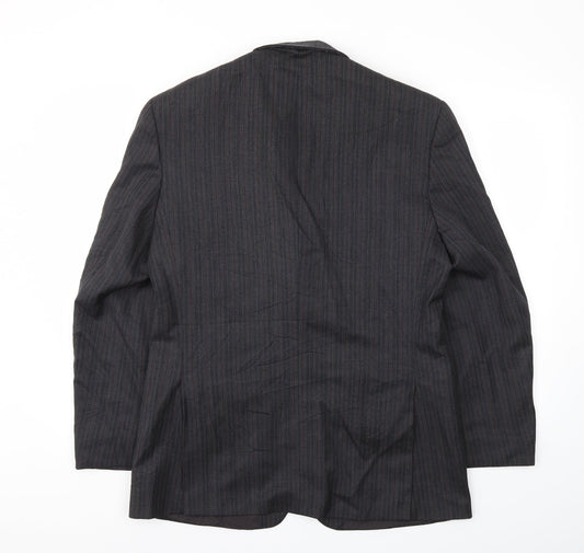 LABEL Mens Grey   Jacket Blazer Size 40