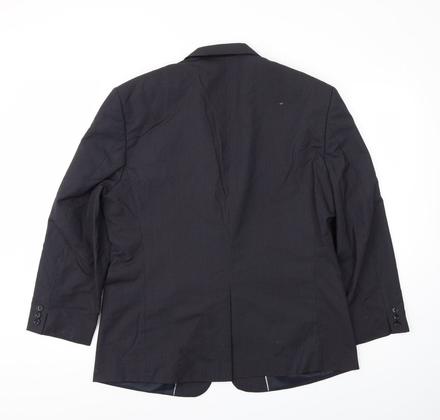 BY LUCA Mens Blue Striped  Jacket Blazer Size 42