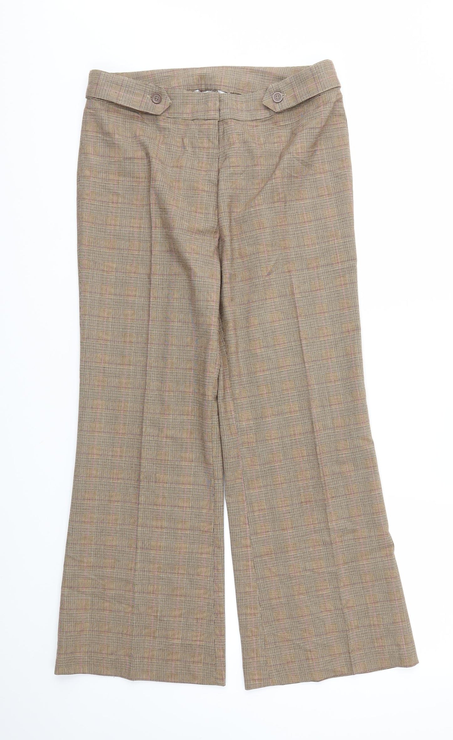 Preworn Womens Brown   Trousers  Size 10 L27 in