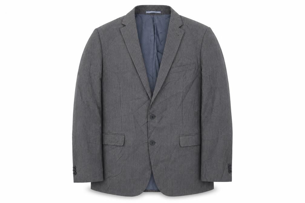 Front view of Taylor & Wright men’s grey jacket blazer, size 46