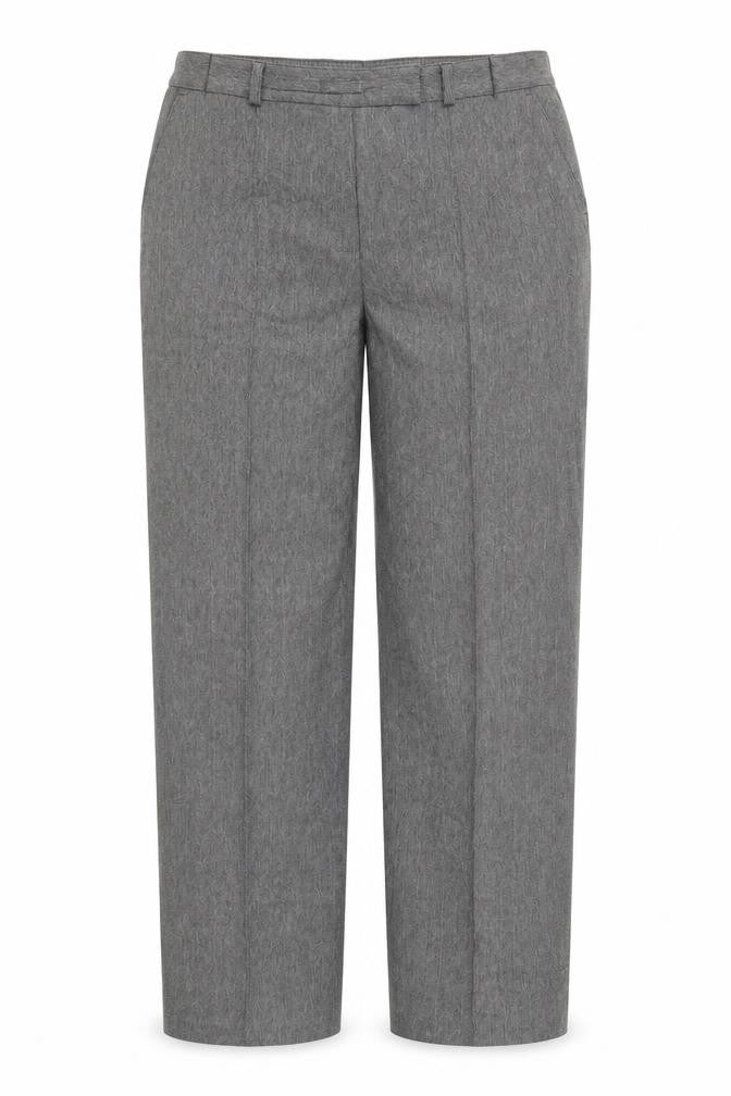 M&S Womens Grey   Trousers  Size 10 L28 in - Stretch waistband