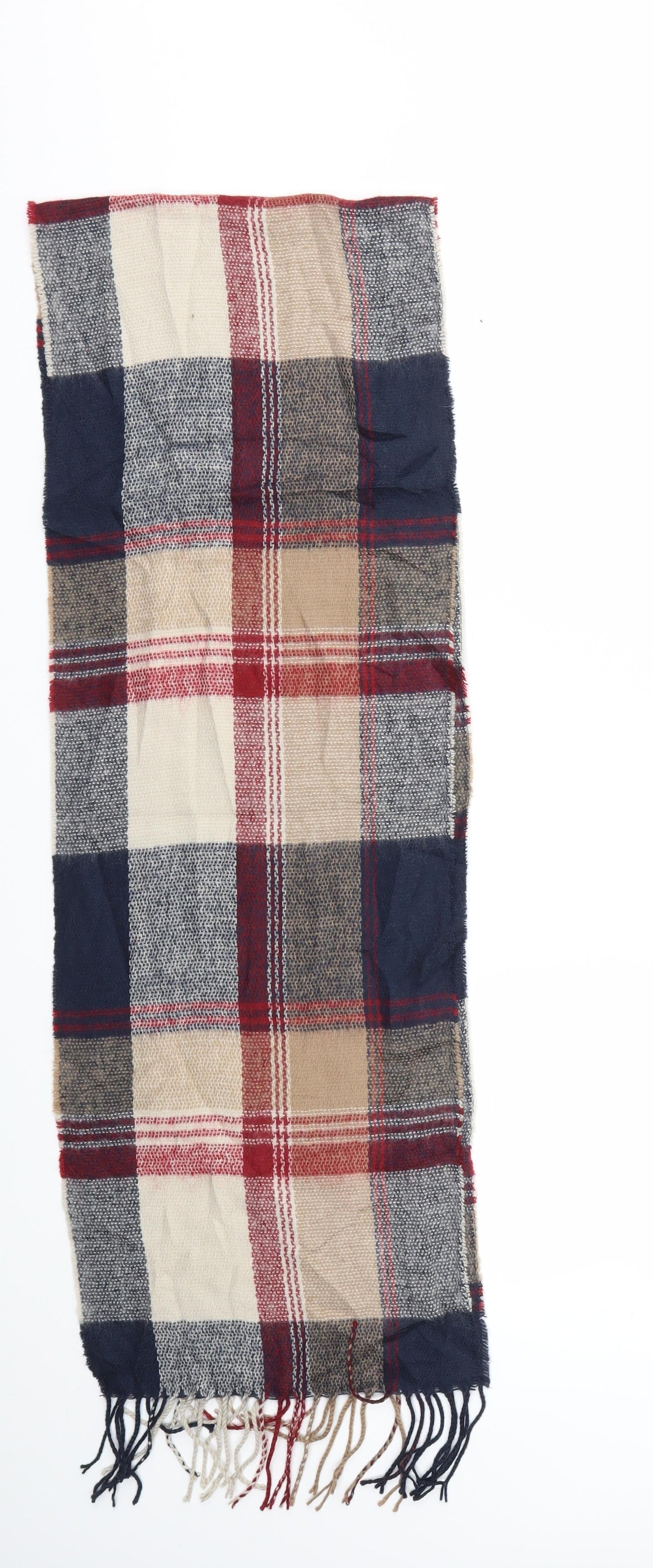 Preworn Womens Multicoloured Check   Scarf