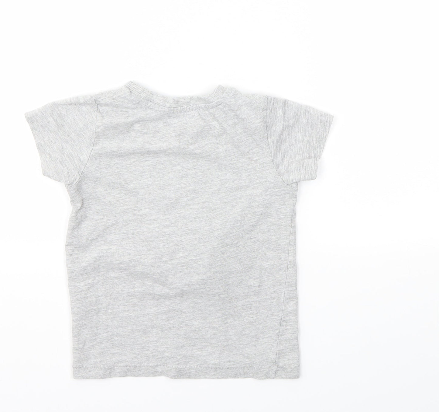 Matalan Boys Grey Animal Print  Basic T-Shirt Size 2-3 Years
