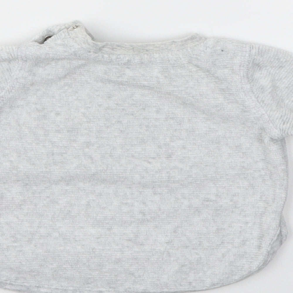 F&F Baby Grey   Basic T-Shirt Size 0-3 Months