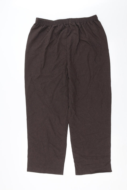 BM collection Womens Brown   Trousers  Size 16 L27 in