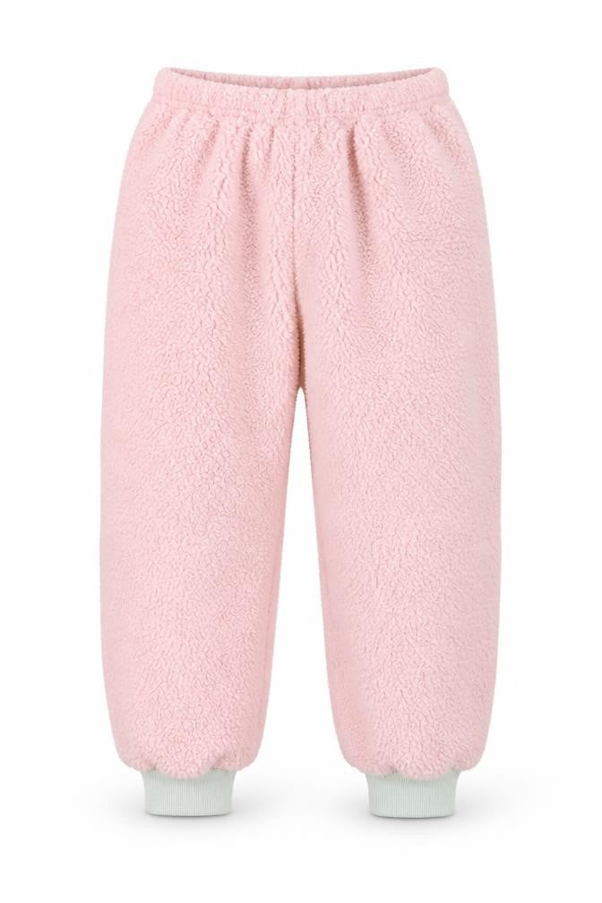 Matalan Girls Pink Solid Fleece  Pyjama Pants Size 5 Years