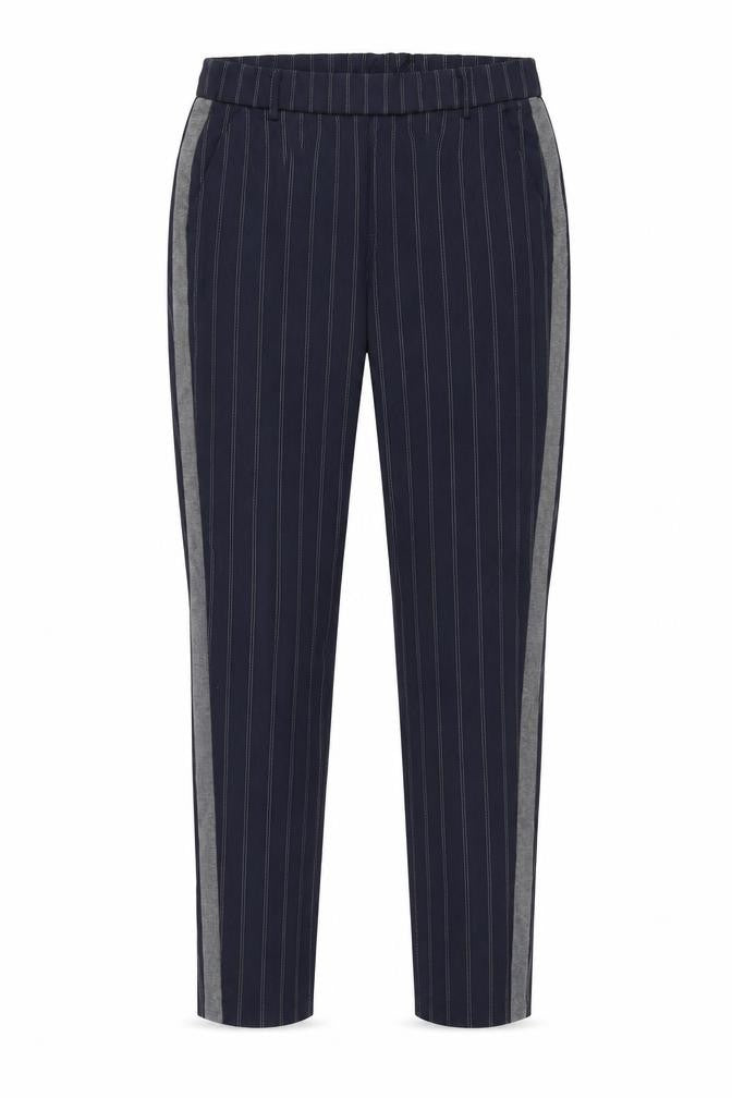 Preworn Womens Blue Striped  Trousers  Size 30 in L26 in