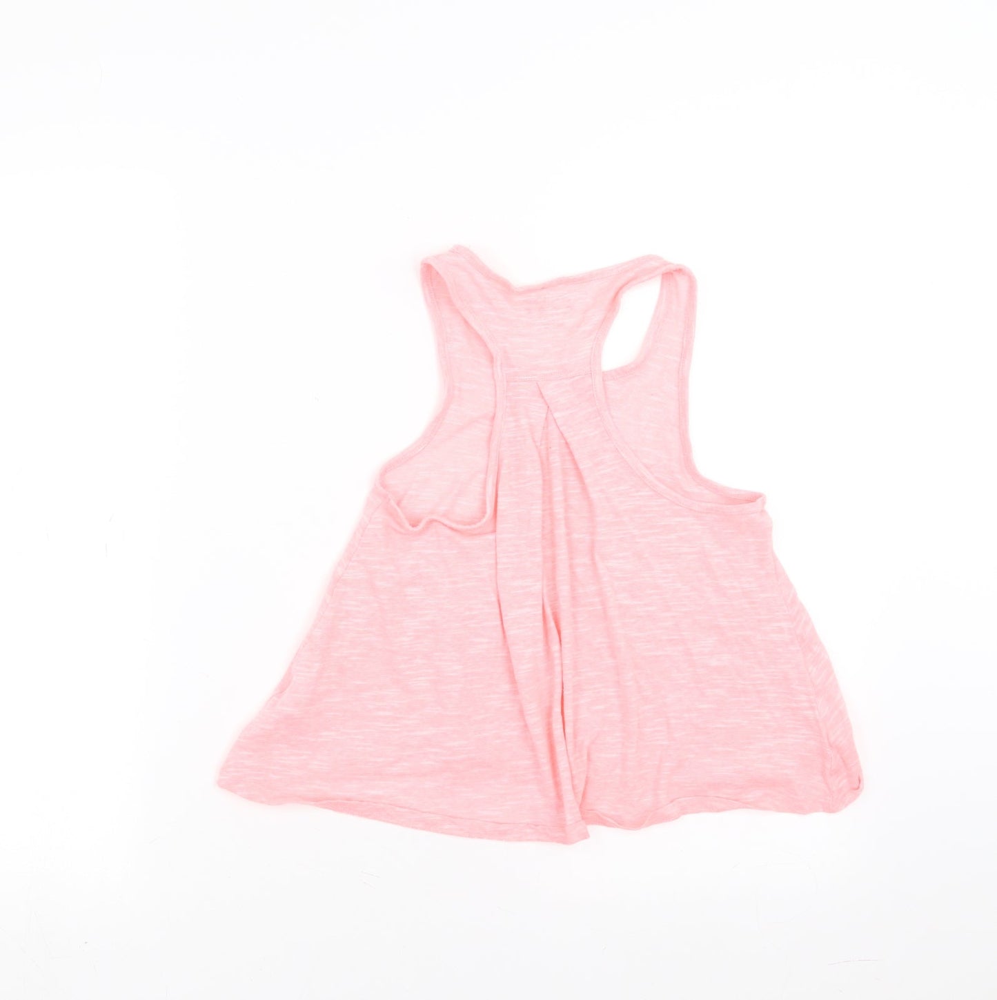souluxe Girls Pink   Basic Tank Size 10-11 Years  - racer back