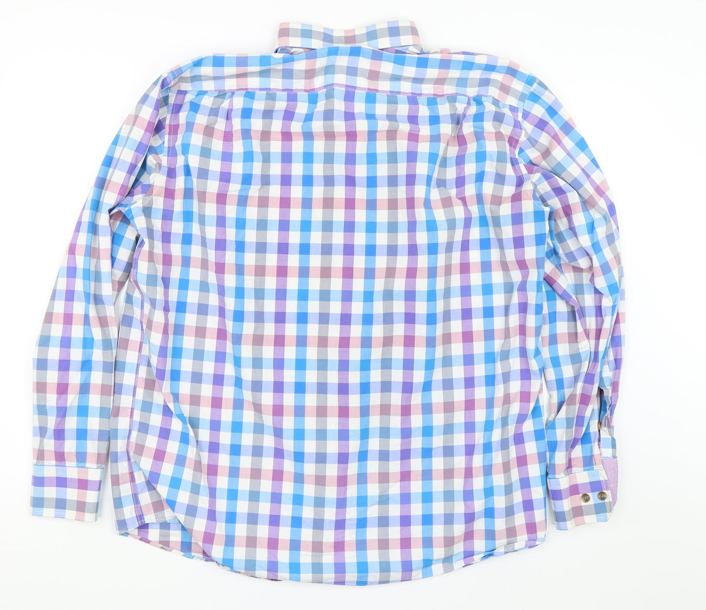 Seidensticker Mens Multicoloured Check   Button-Up Size M
