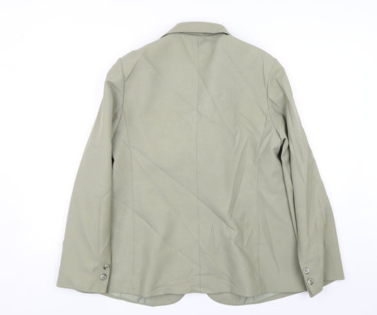 StMichael Womens Green   Jacket Suit Jacket Size 16
