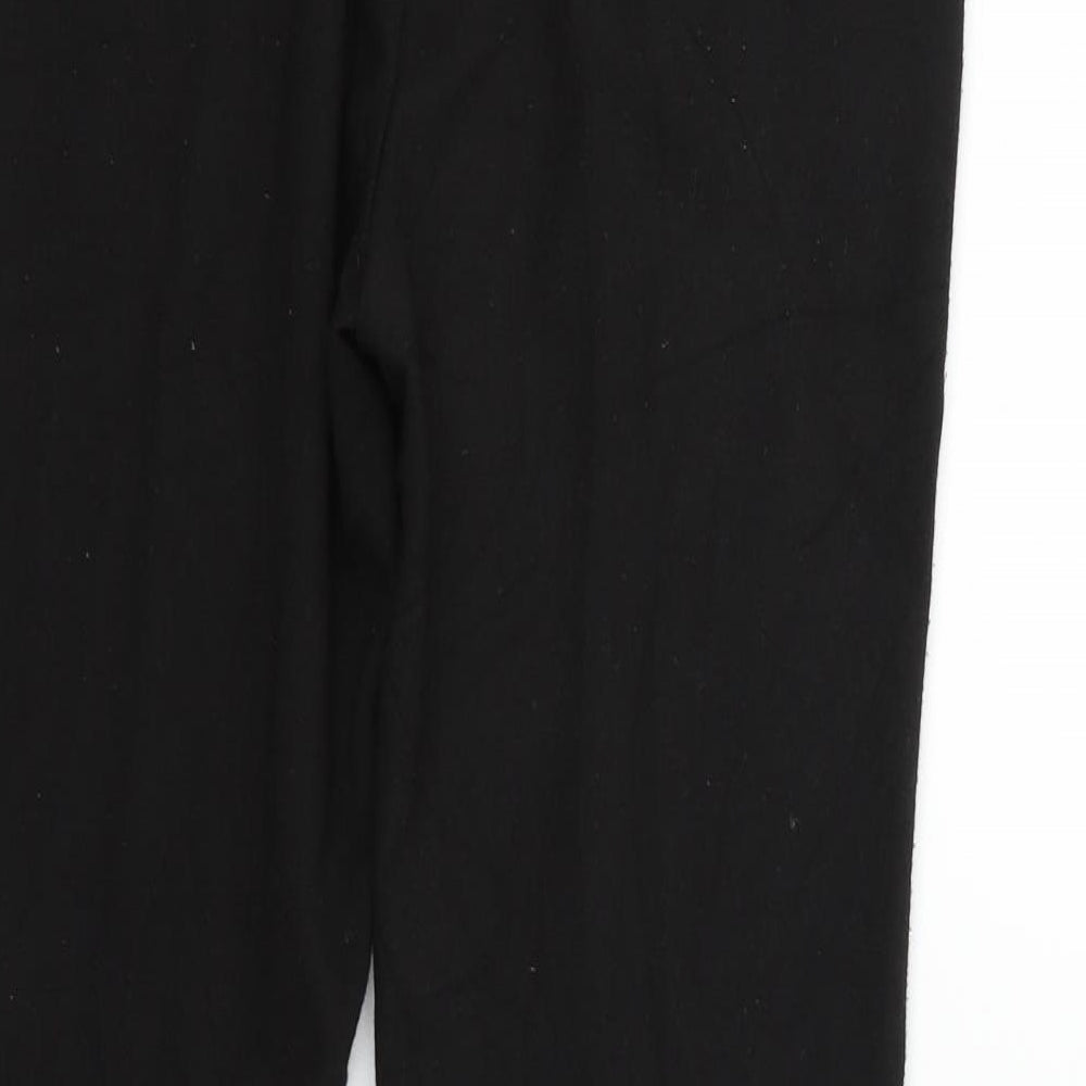 Marks and Spencer Womens Black   Trousers  Size 8 L26 in