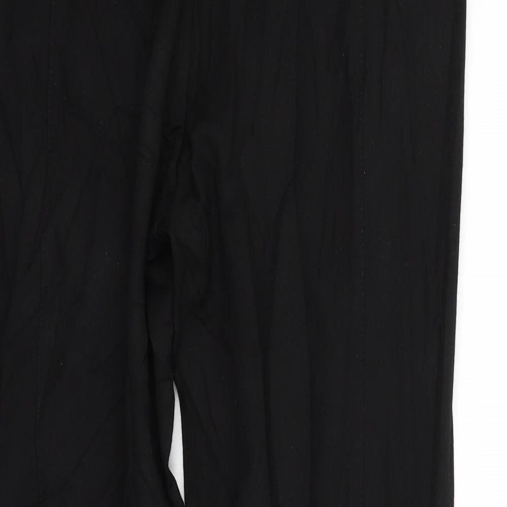 H&M Womens Black   Trousers  Size M L25 in