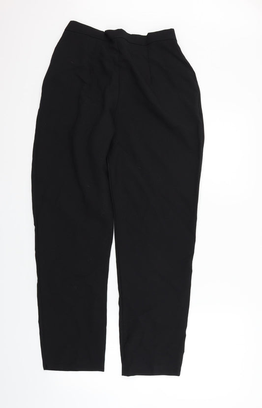Preworn Womens Black   Trousers  Size L L28 in