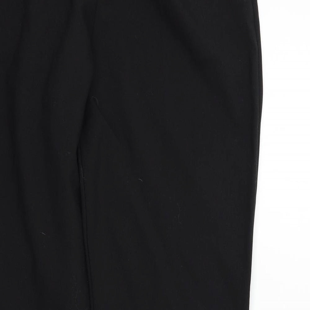 Preworn Womens Black   Trousers  Size L L28 in
