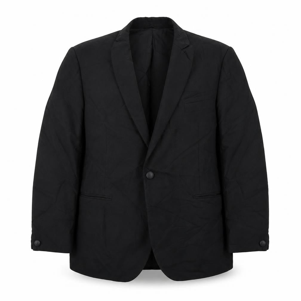 Mens 40 Chest Regular Dunn & Co Black One-Button