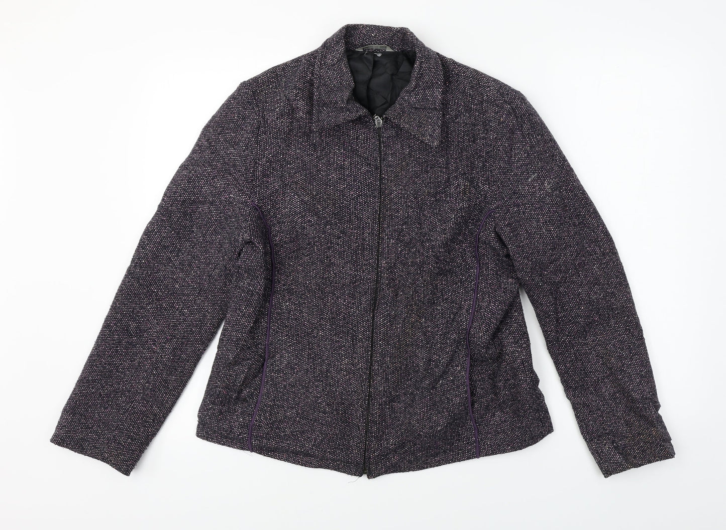 Marks and Spencer  Womens Purple   Jacket Coat Size 14