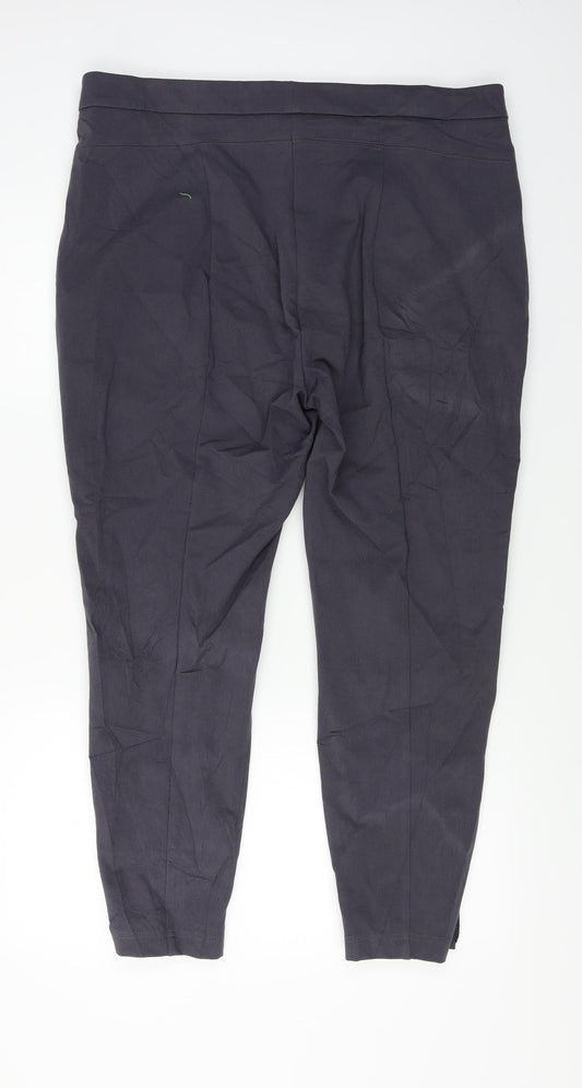 Marks and Spencer  Womens Grey   Trousers  Size 20 L24 in