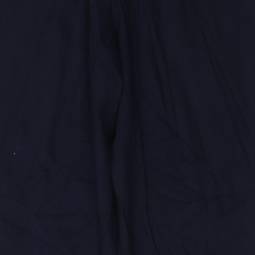 Marks and Spencer  Womens Blue Paisley  Trousers  Size 18 L28 in
