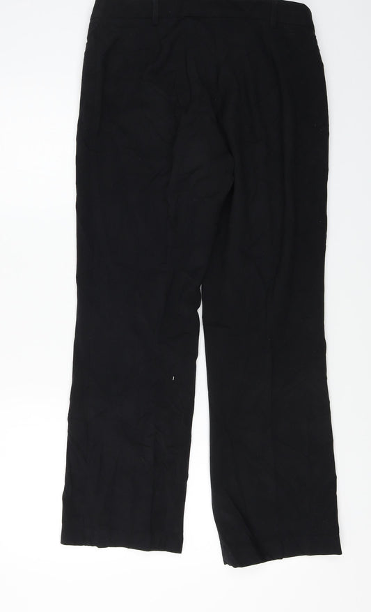 Marks and Spencer  Womens Black   Trousers  Size 12 L24 in