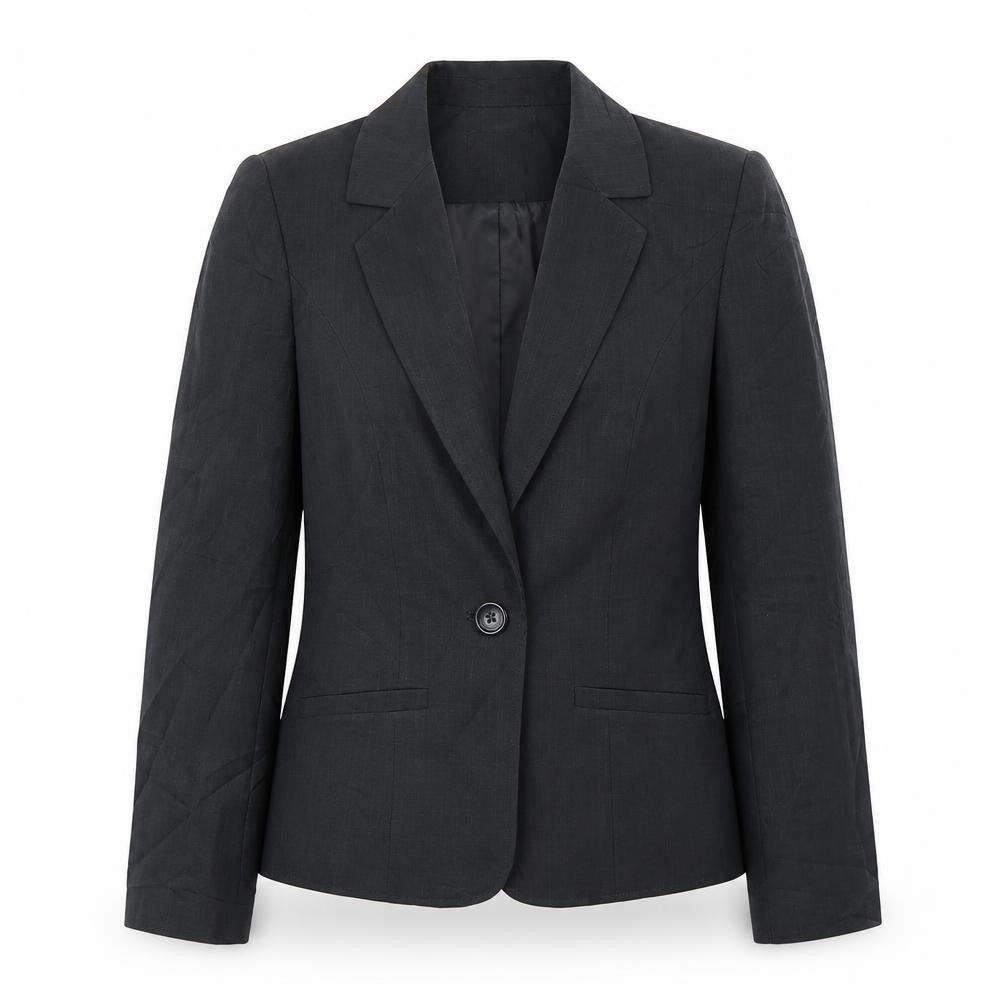 Front view of Papaya women’s grey jacket blazer, size UK 10