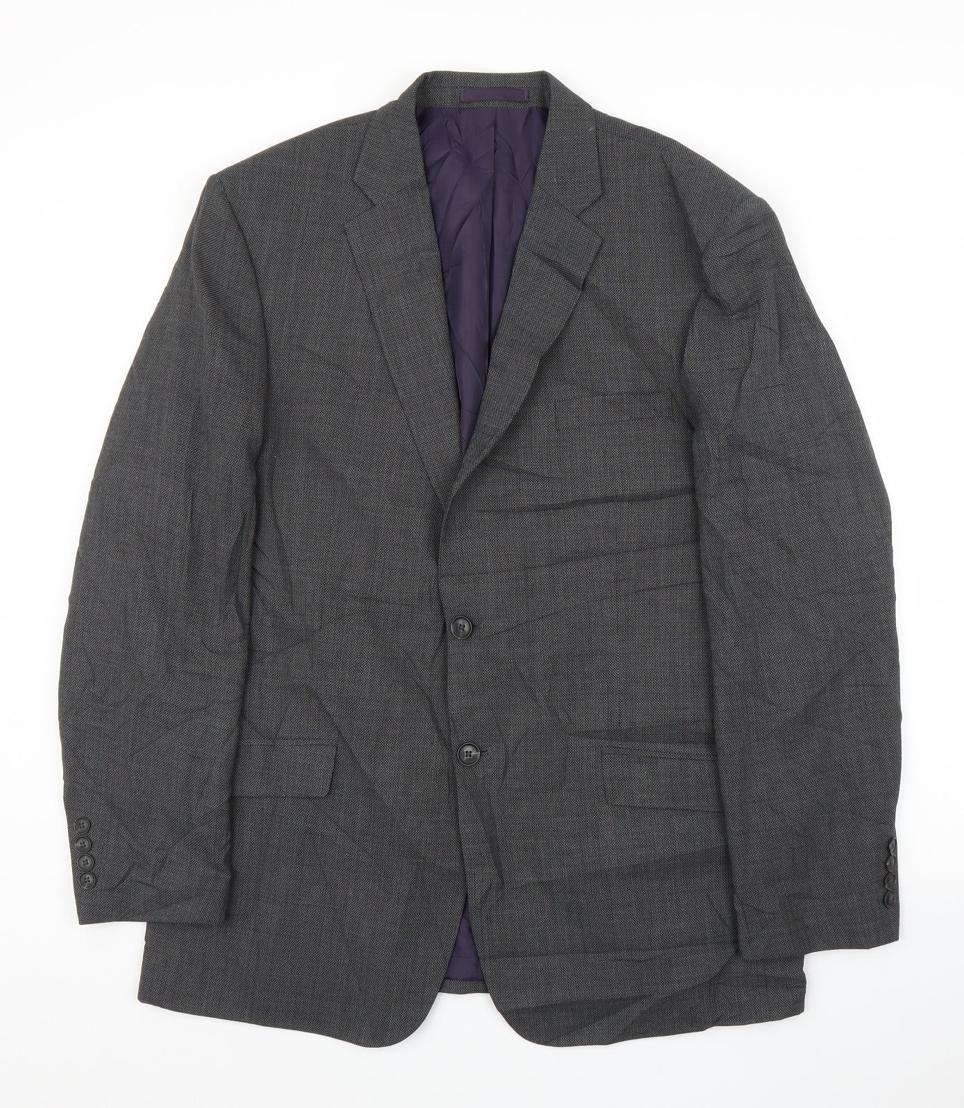 M&S Mens Grey   Jacket Suit Jacket Size 42