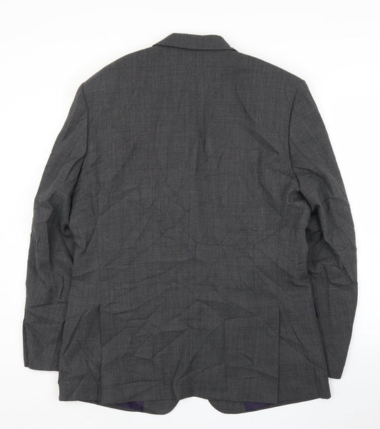 M&S Mens Grey   Jacket Suit Jacket Size 42