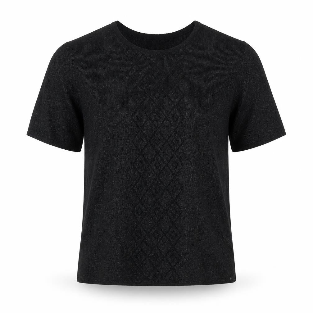EWM Womens Black   Basic T-Shirt Size 10