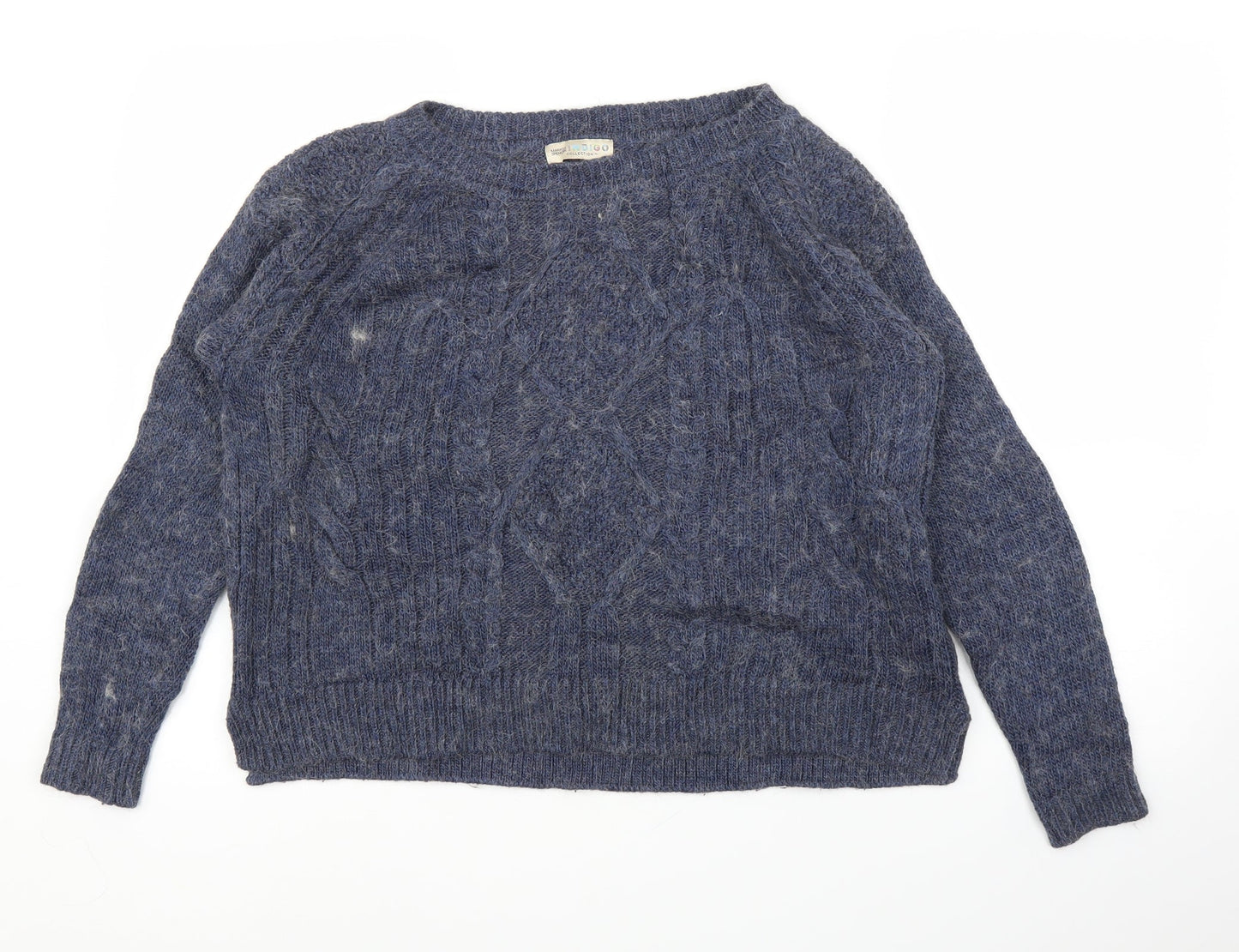 M&S Womens Blue   Pullover Jumper Size 12