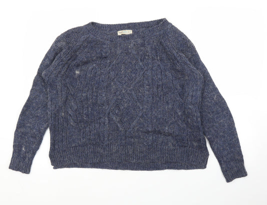 M&S Womens Blue   Pullover Jumper Size 12