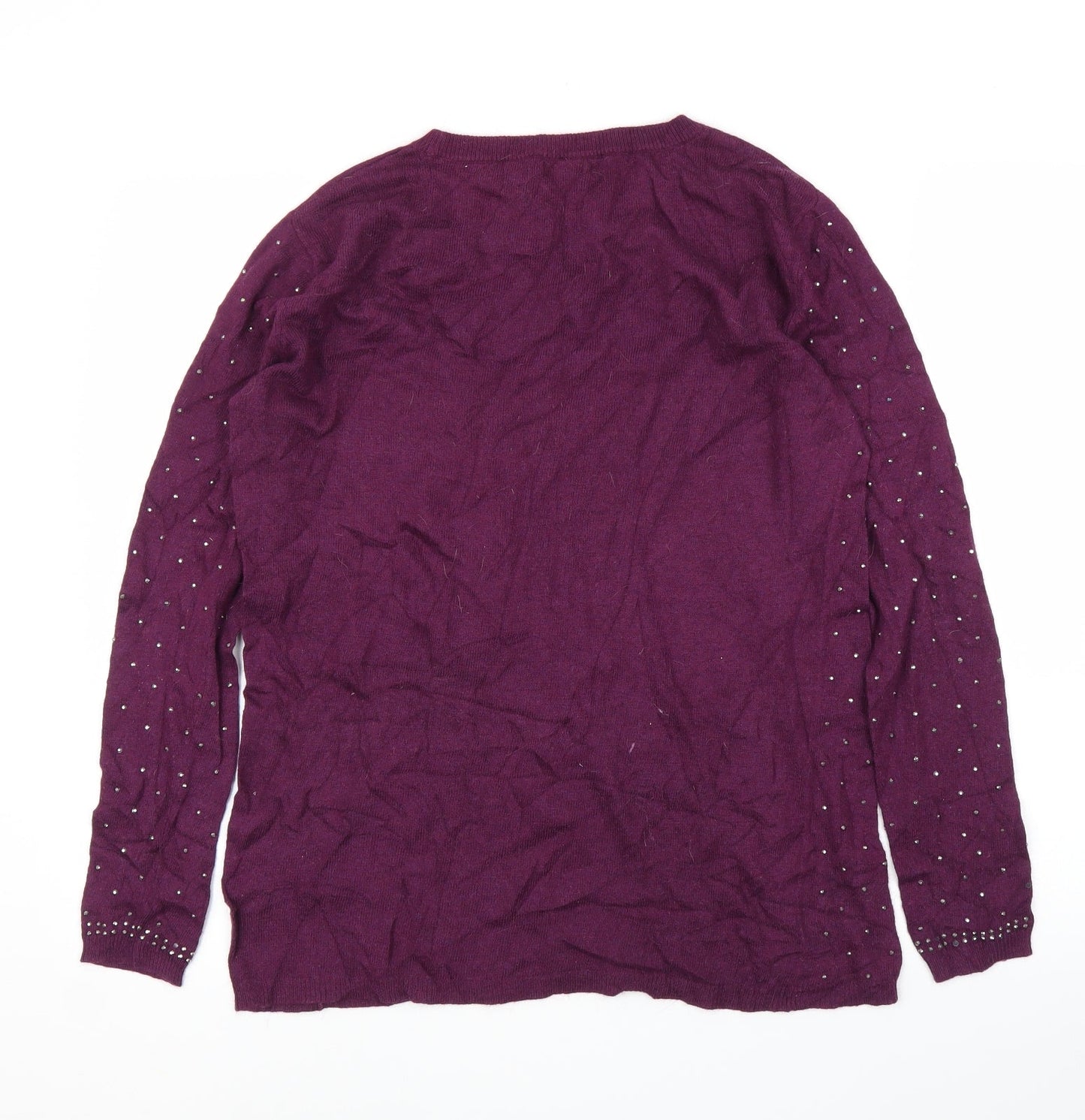 River Island Womens Purple   Pullover Jumper Size 12