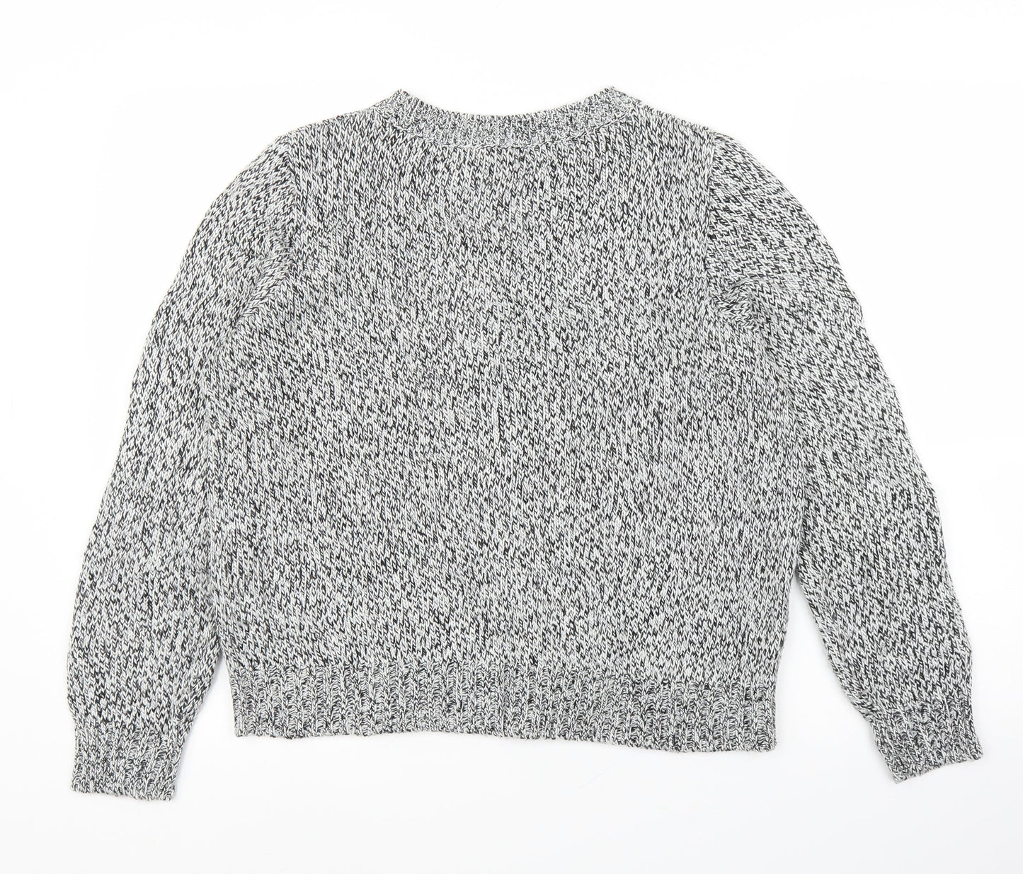 H&M Womens Grey   Pullover Jumper Size M