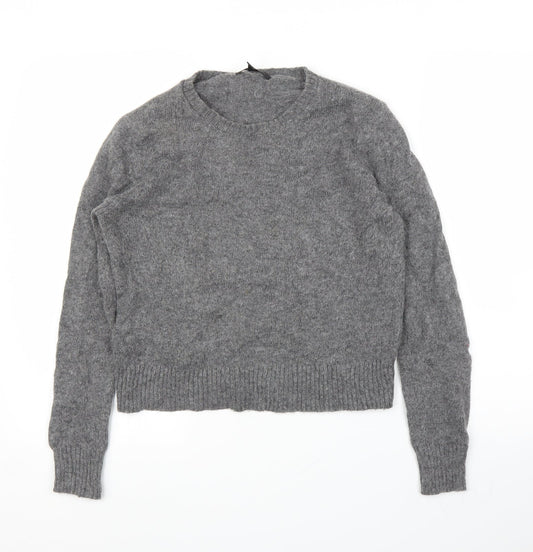 Mango Womens Grey   Pullover Jumper Size S