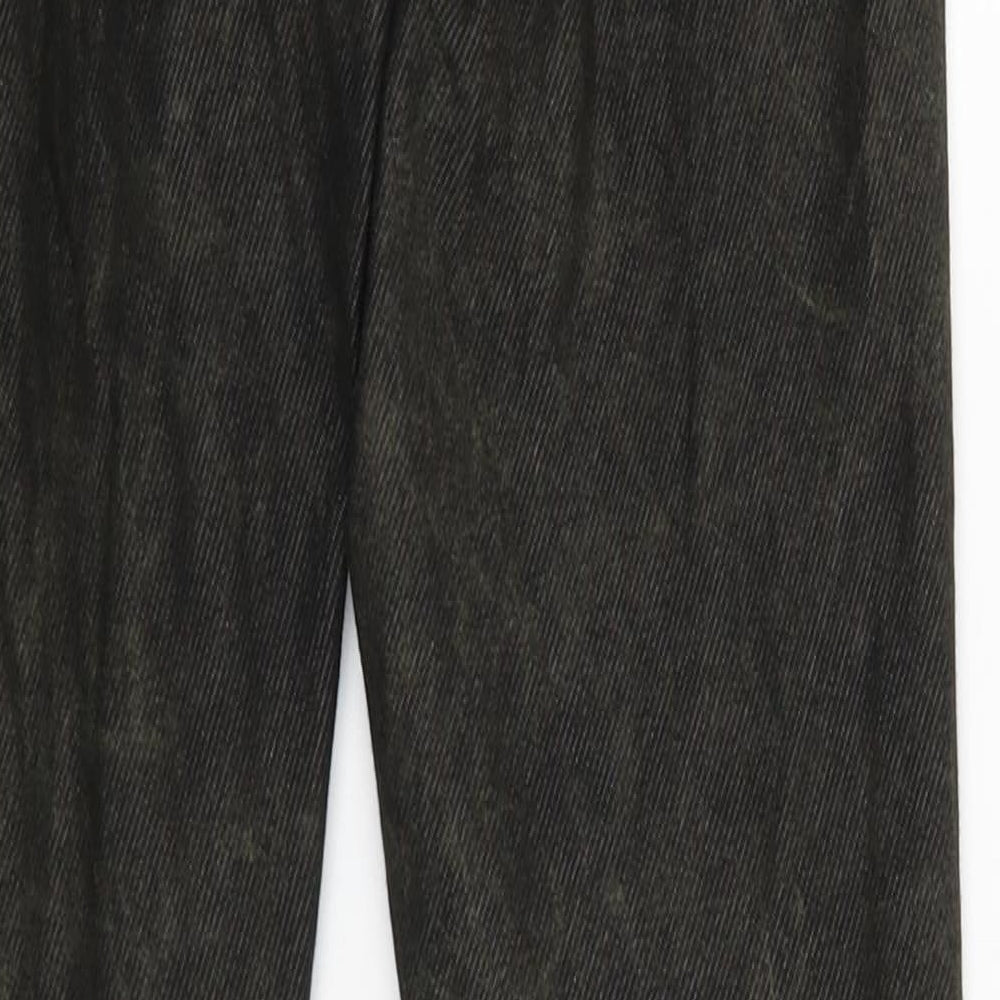 Topshop Womens Green   Jegging Trousers Size 10 L27 in