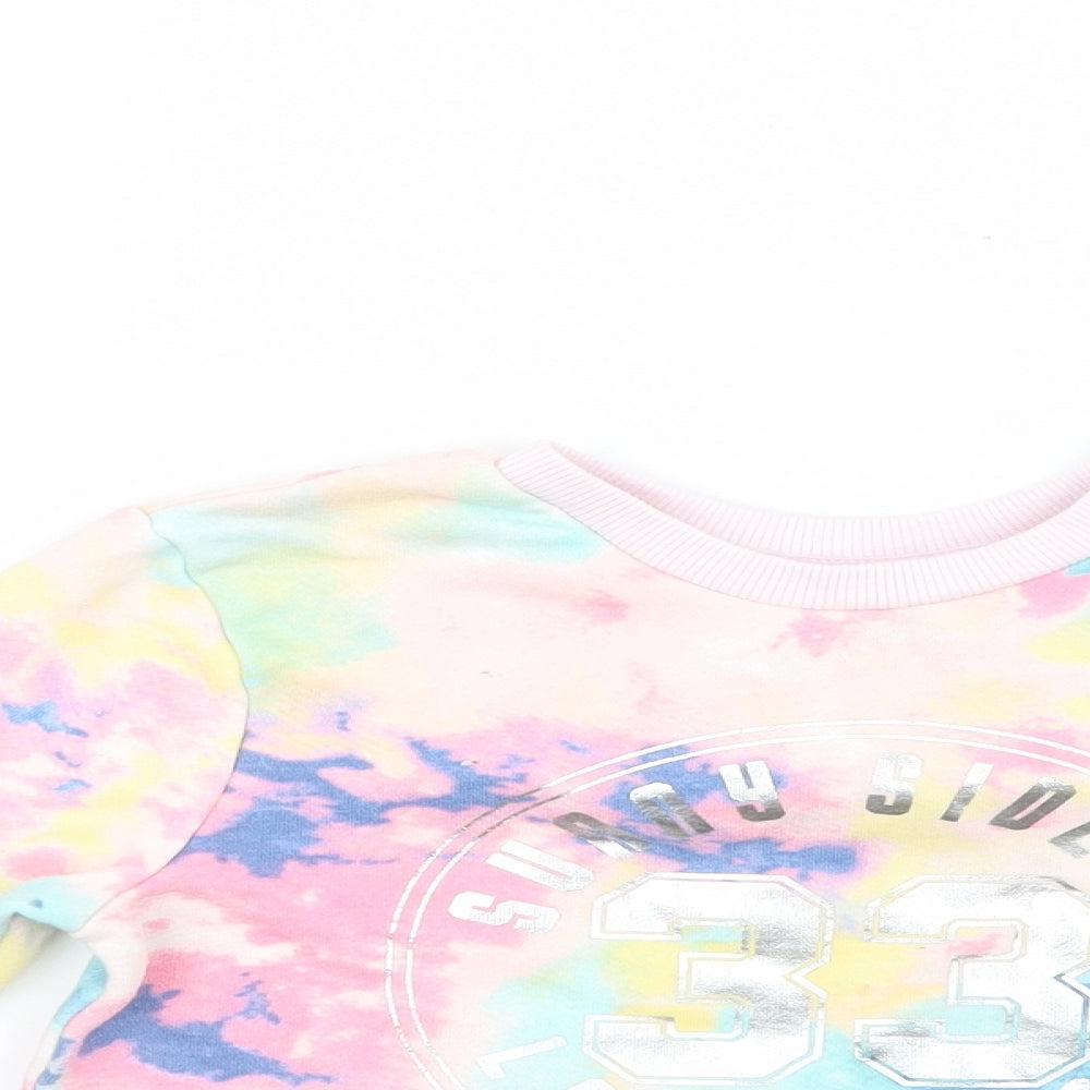 Primark Girls Multicoloured   Pullover Sweatshirt Size 5-6 Years