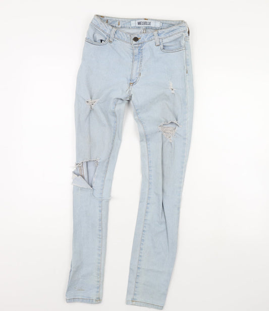 Melville Womens Blue   Skinny Jeans Size 26 in L29 in