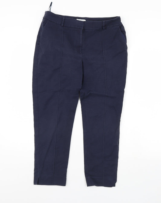 Warehouse Womens Blue   Trousers  Size 12 L28 in