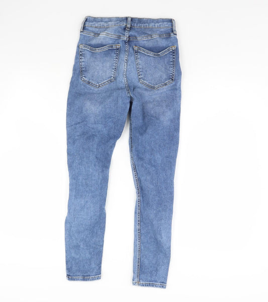 Topshop Womens Blue   Skinny Jeans Size 26 in L30 in