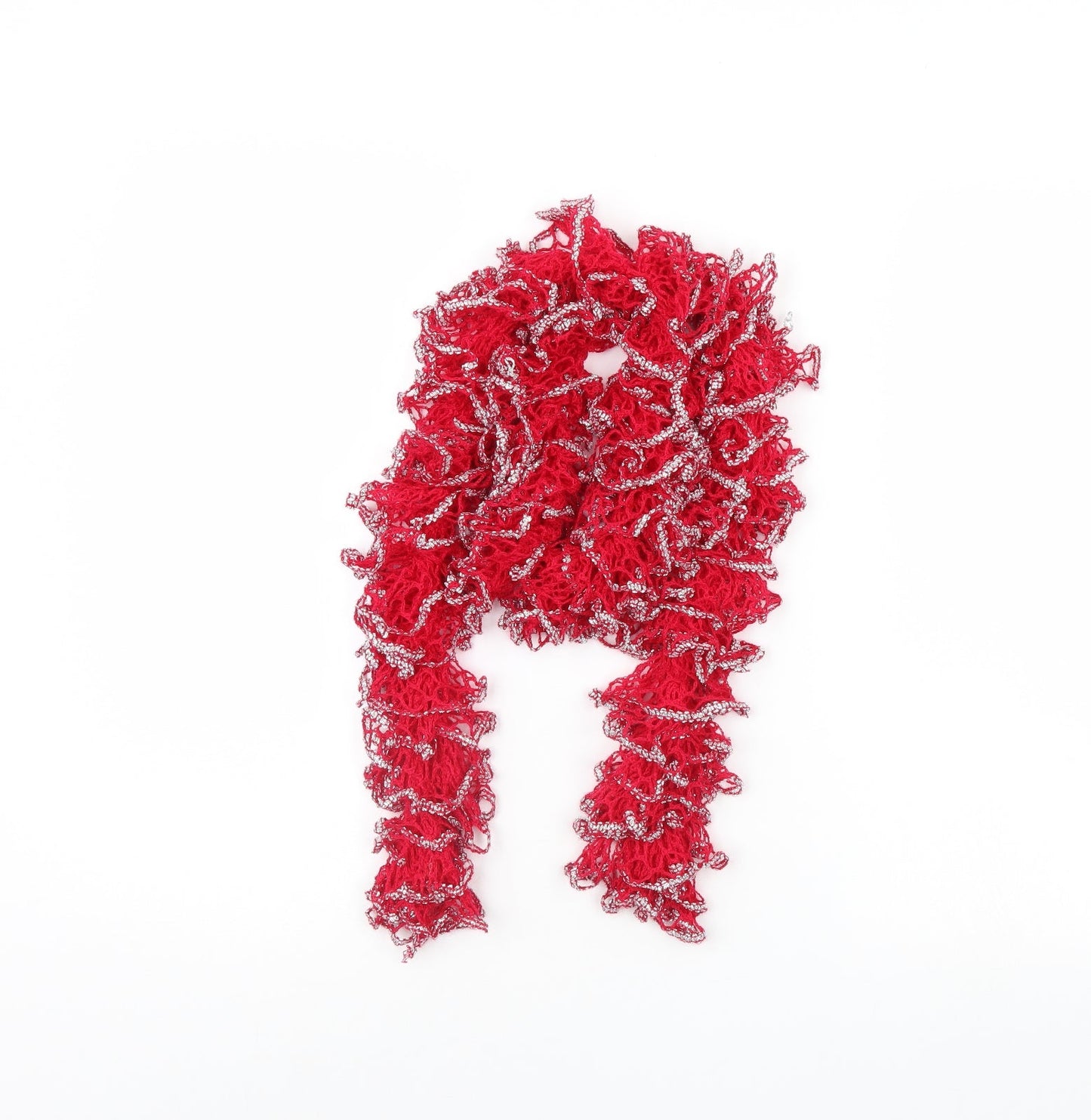Preworn Womens Red    Scarf