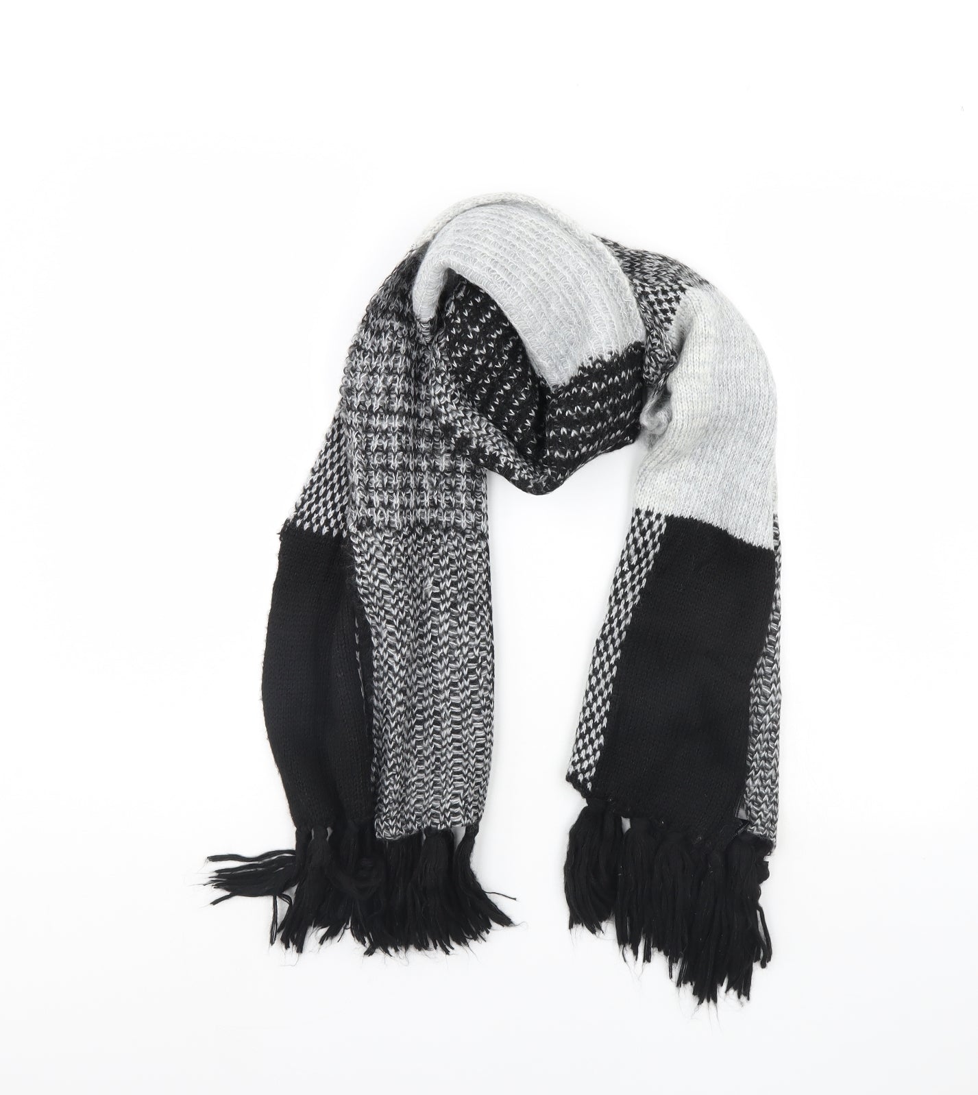 Preworn Womens Black    Scarf