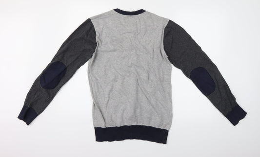 America Today Mens Grey   Pullover Jumper Size M