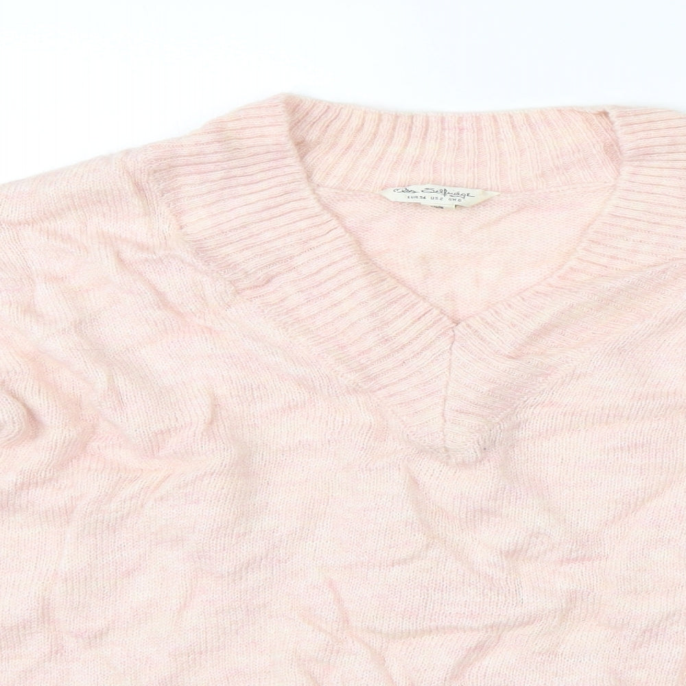 Miss Selfridge Womens Pink   Pullover Jumper Size 6