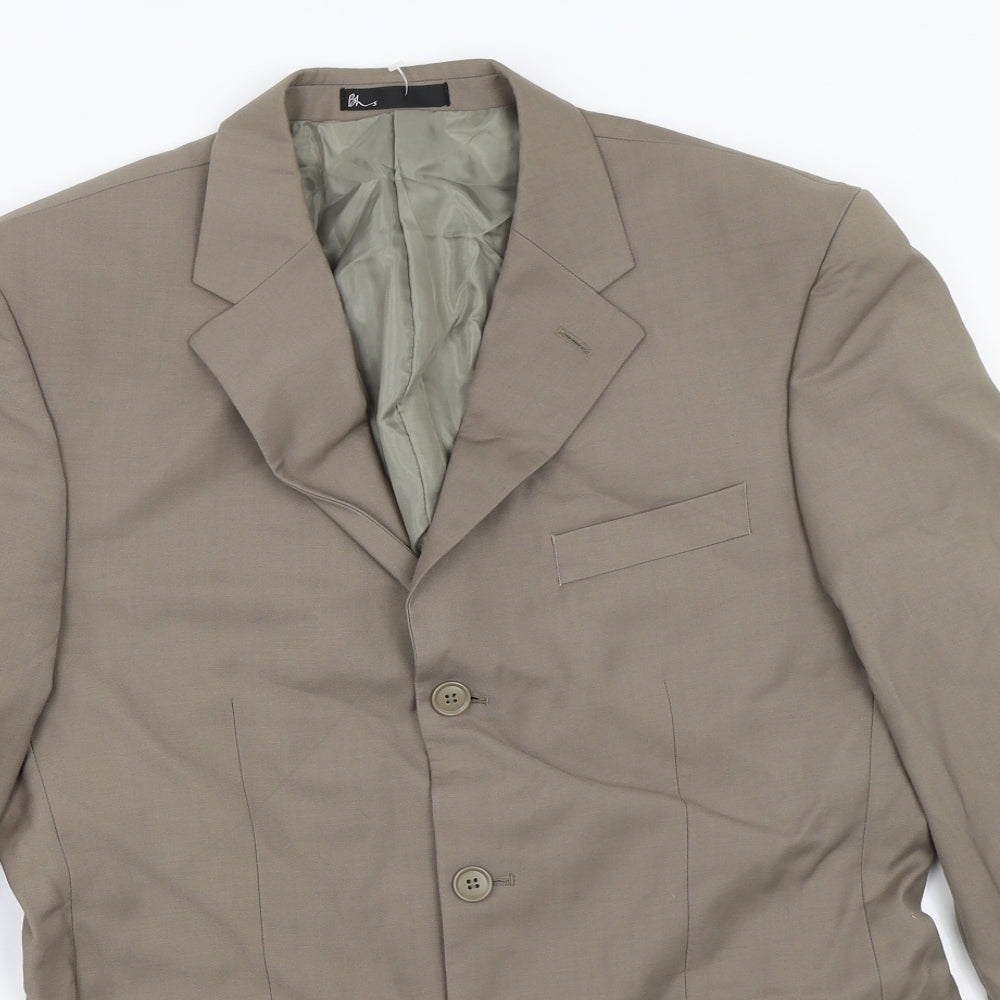 BHS Mens Green   Jacket Blazer Size 38