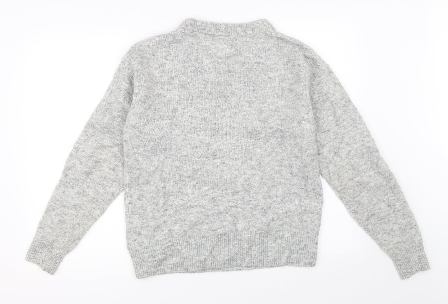 H&M Womens Grey   Pullover Jumper Size S