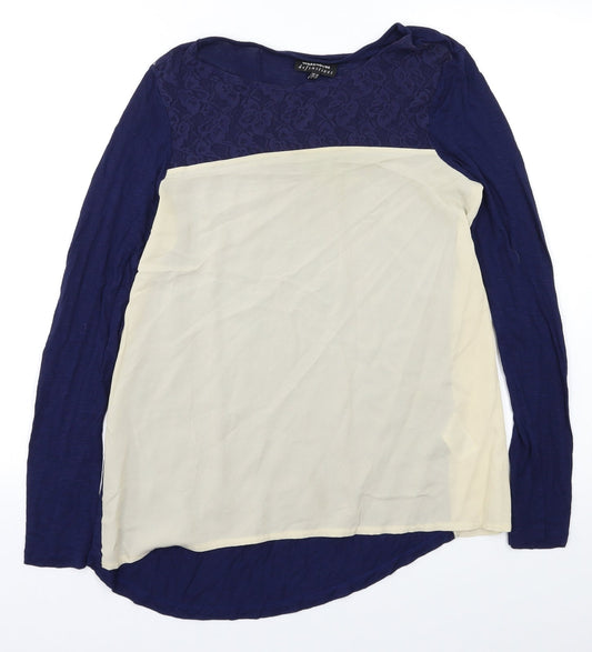 Wareh Womens Blue   Basic Blouse Size 10