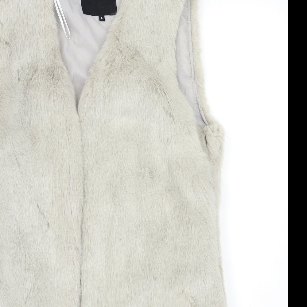 New Look Womens Grey   Jacket Waistcoat Size 8