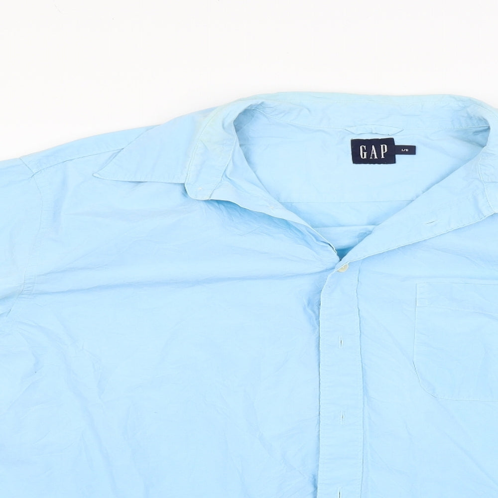 Gap Mens Blue    Button-Up Size L