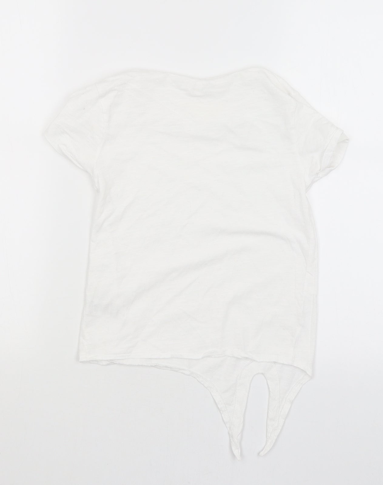 Very Girls White   Basic T-Shirt Size 8 Years