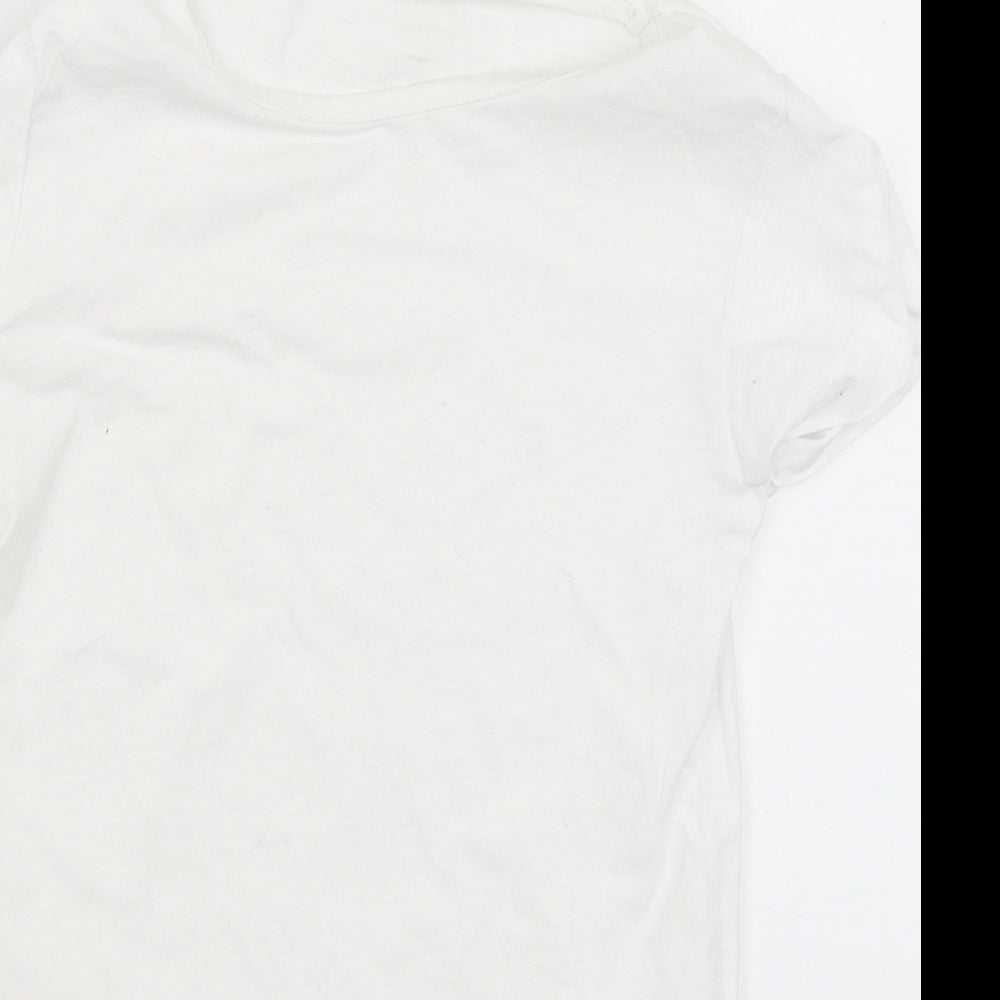 Very Girls White   Basic T-Shirt Size 8 Years