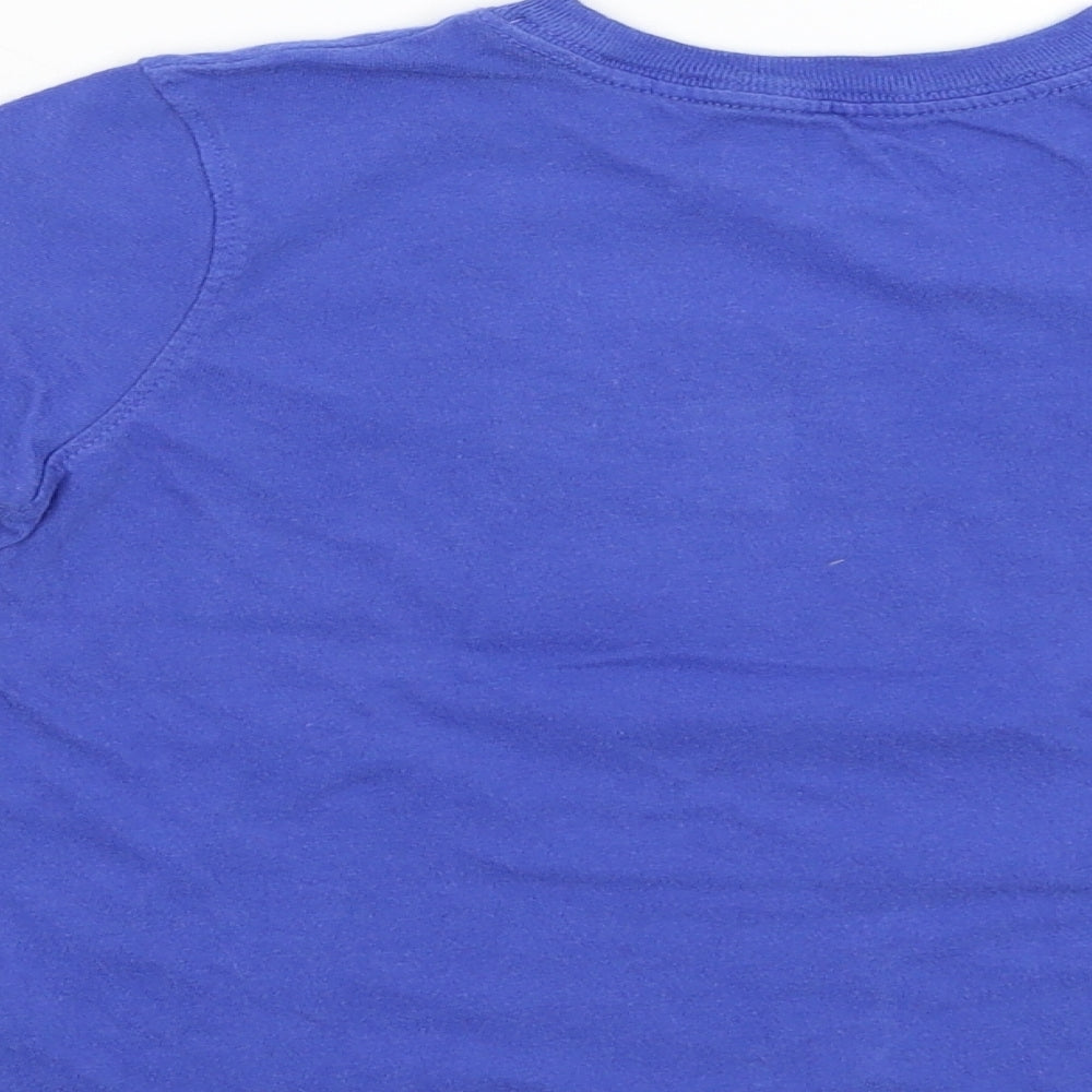 Jumping Beans Boys Blue   Basic T-Shirt Size 4 Years